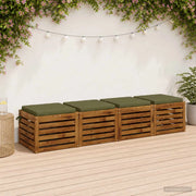 Cuscini per Sedia in 4 Pezzi SOEST 4 pz 100% Poliestere 944527