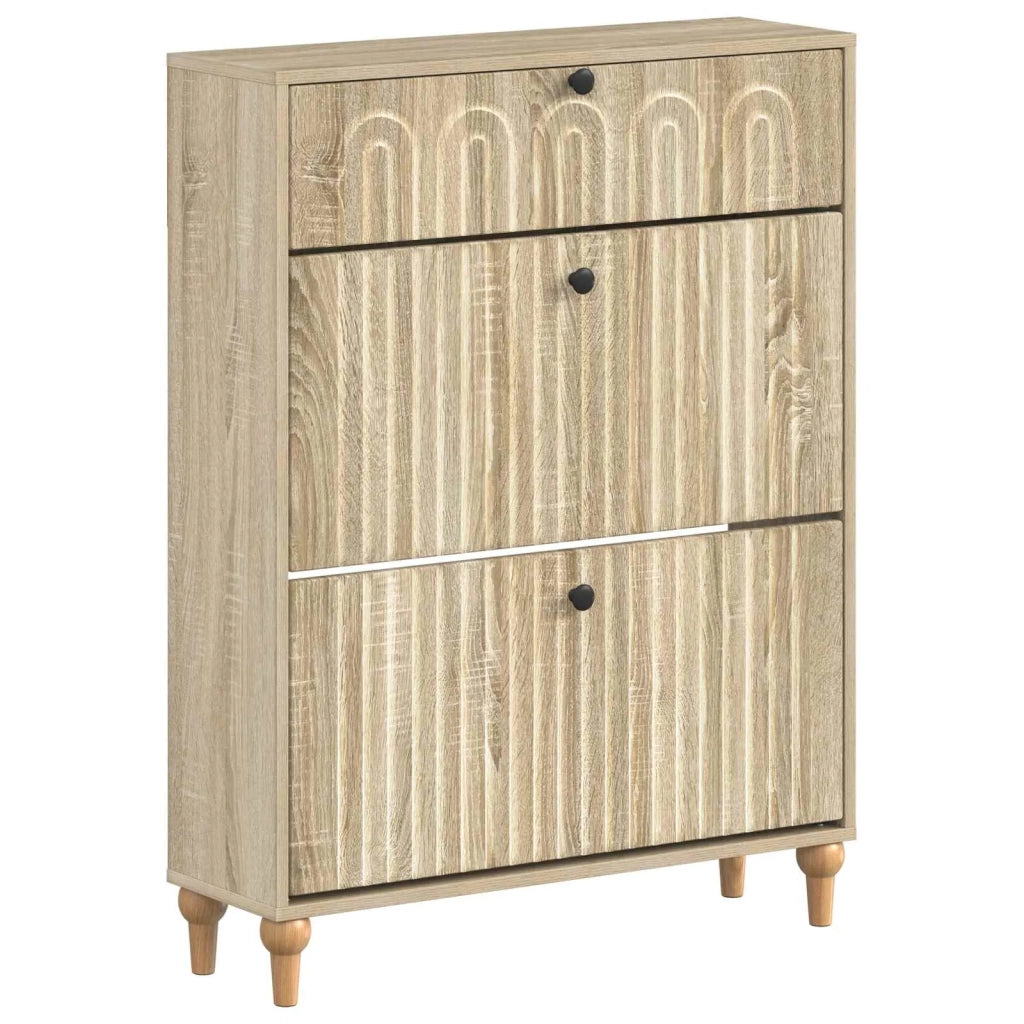 Mobile per scarpe ALKMAAR 78 x 24 x 103 cm Legno ingegnerizzato 896217