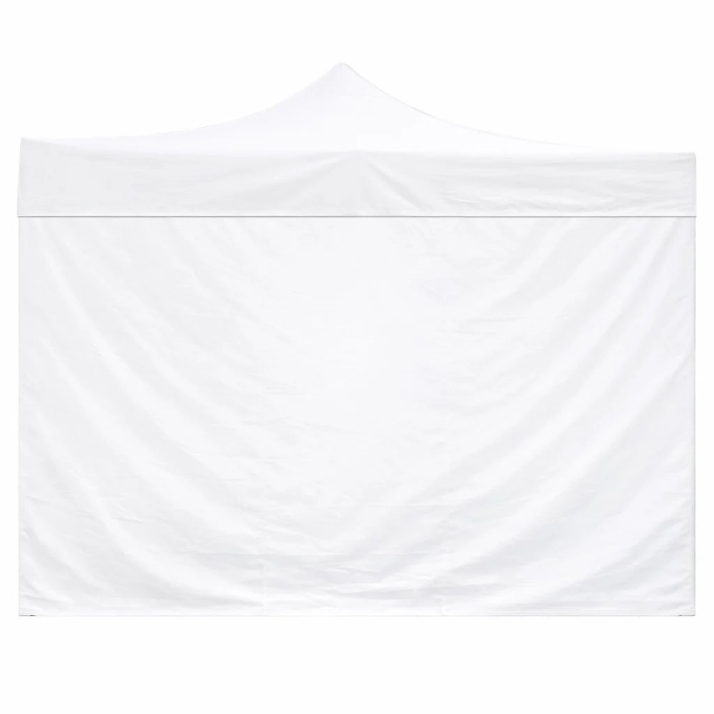 Telo laterale 3x2mt bianco impermeabile ricambio per gazebo richiudibile 3x3mt