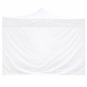 Telo laterale 3x2mt bianco impermeabile ricambio per gazebo richiudibile 3x3mt