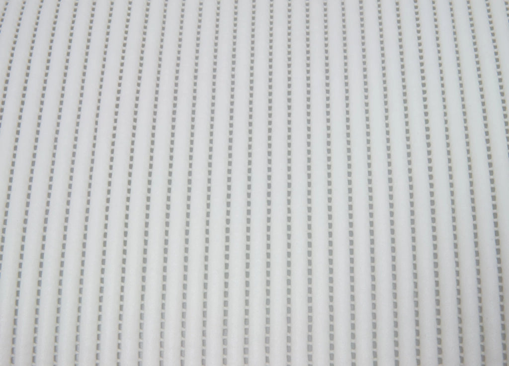 Tappetino Gommato Antiscivolo Multiuso Per Cassetti e Superfici Colore  Bianco - 65x300cm - Bianco
