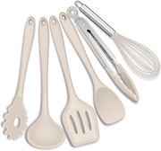 Set di accessori da cucina in silicone - Set di accessori da cucina - Senza BPA - Sospeso - Set di accessori da cucina con supporto - Qualità robusta - Resistente al calore - In silicone - Accessori da cucina