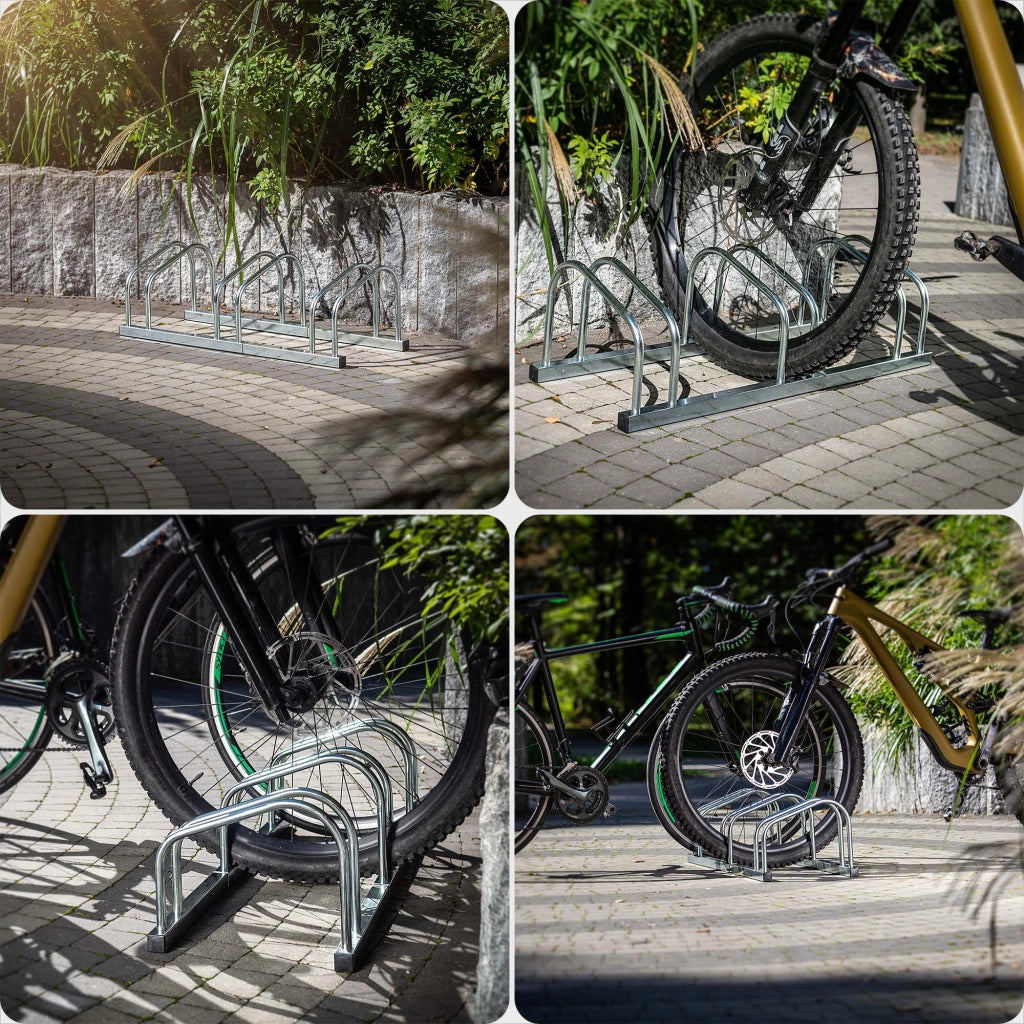 Cavalletto per bicicletta KADAX, supporto per parcheggio bici, 3 posizioni, 84x33x26 cm