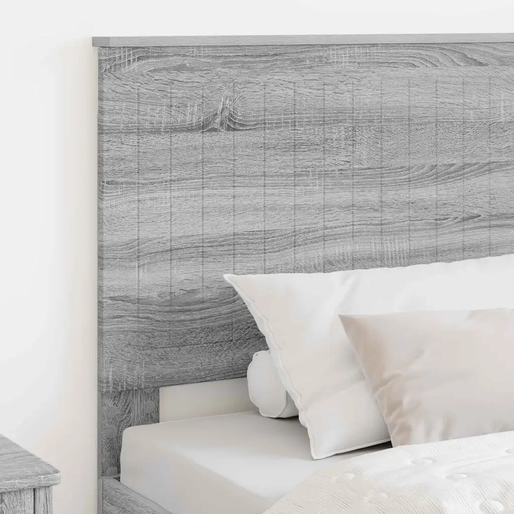 Testiera-Testata-Testiera Decorativa Grigio Sonoma 100 cm Legno multistrato 419193