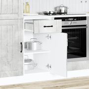 vidaXL Base da Cucina Lucca Grigio Cemento in Legno Multistrato