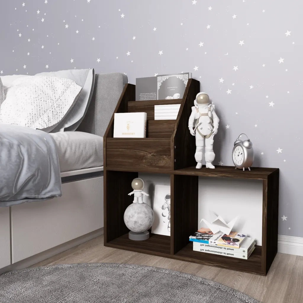Portariviste Bambini Rovere Fumo 71x30x78,5cm Legno Multistrato CFW6265632