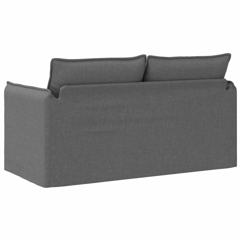 Divano Grigio scuro 156 x 82 x 85 cm Tessuto