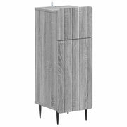 Mobiletto da Bagno ZWOLLE Sonoma grigio 30 x 31 x 79,5 cm 896391