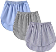 Estensione di camicia per donne - Raccordo bluse - Mini gonna - Estensione - Cotone - Si restringe facilmente