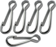 Set di 5 ganci in acciaio inox Ø5,6x30mm per cavo e corda