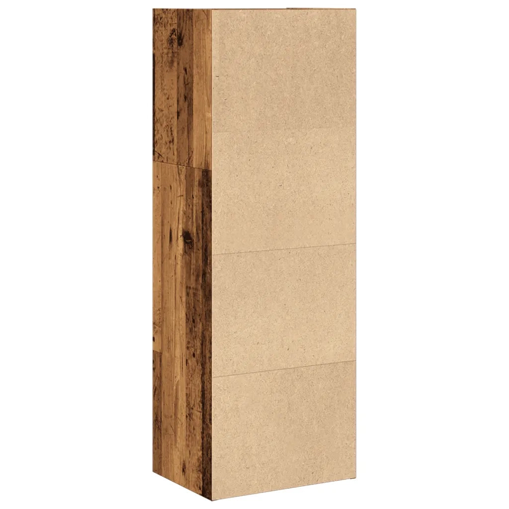 Libreria-Scaffale per Libri-Mobile di Stoccaggio Legno Antico 40x30x114 cm in Legno Multistrato