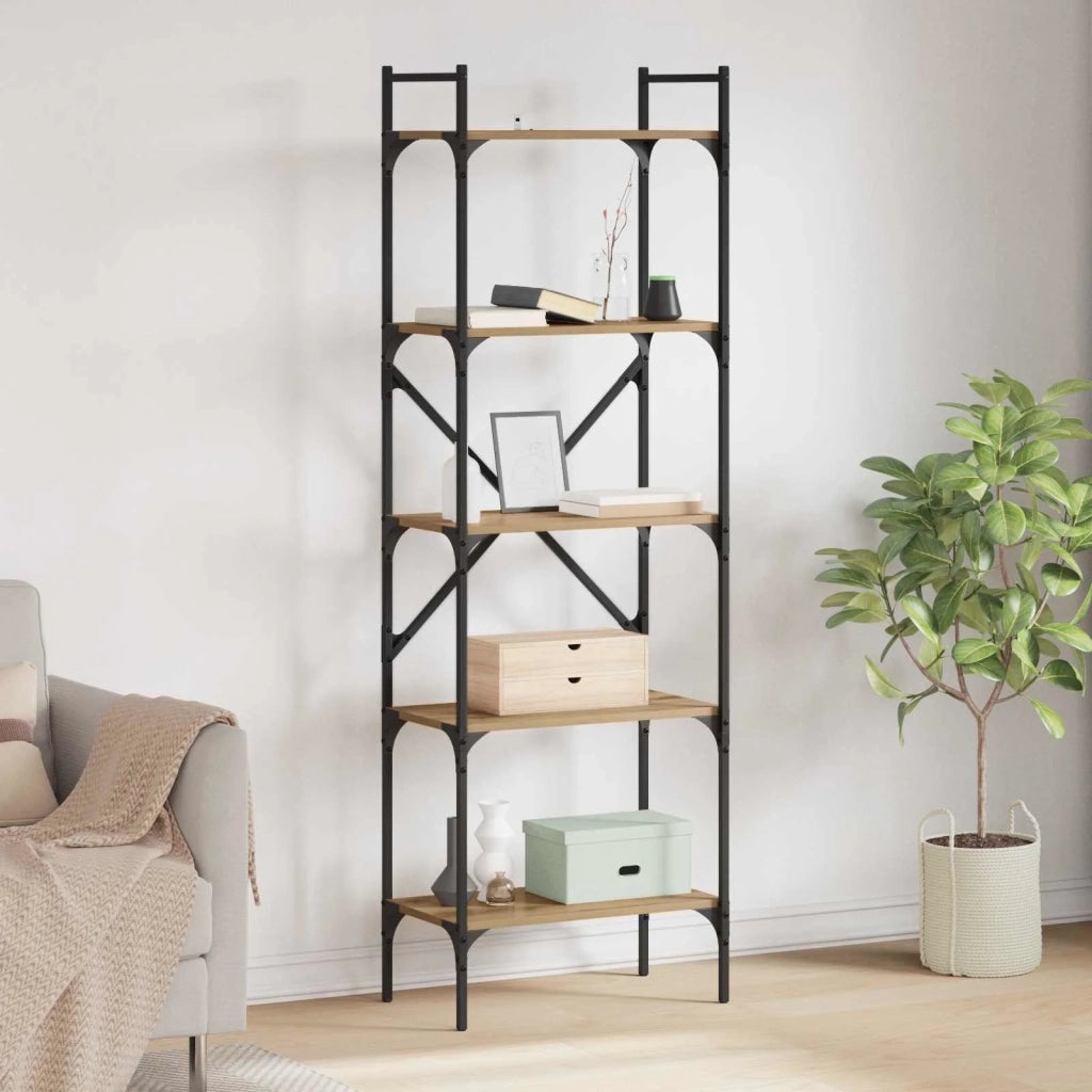 Libreria Rovere artigianale 56 x 32 x 174 cm Legno multistrato 882147
