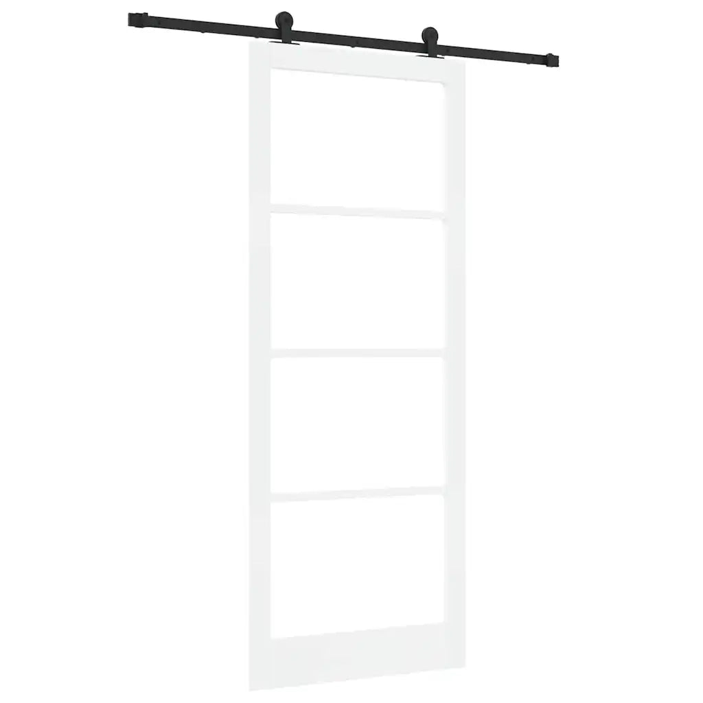 Porta Scorrevole ORKDAL Bianco 93 x 232 cm Legno e metallo 3332012