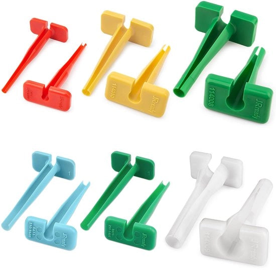 Kit di rimozione terminale 12 pezzi per contatti massivi/gestampati da 4# a 20# per cavi AWG 6-22 Kit di rimozione terminale in plastica per serie Jiffy Splice