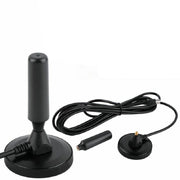 Trade Shop - Antenna Portatile Dvb-t Tv 3.5 Db Portatile Per Auto Camper Calamitata Cavo 3,5m -
