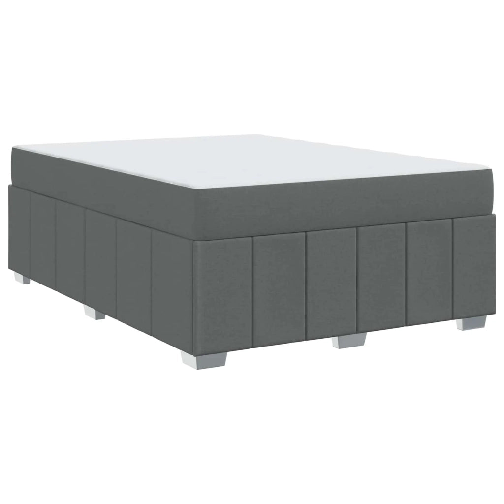 Struttura del letto Grigio scuro 160 x 200 cm Tessuto 3398294