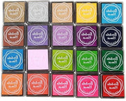 Inchiostri per stampa DIY a pacchetto da 20 pezzi per scrapbooking e artigianato