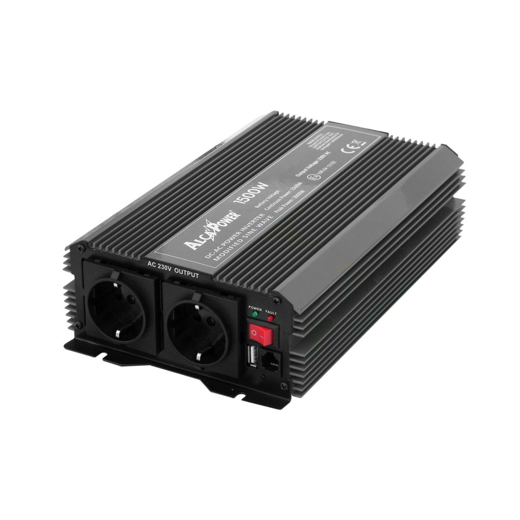 IRS1500-12 INVERTER Alca Power SOFT START 1500W Input 12V DC Output 220V AC