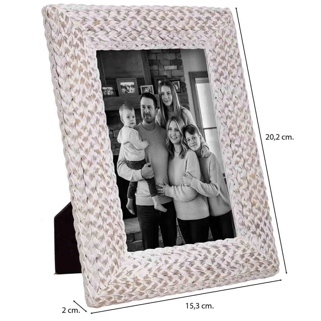 Portafoto 10X15 bianco 15,3x2x20,2h cm