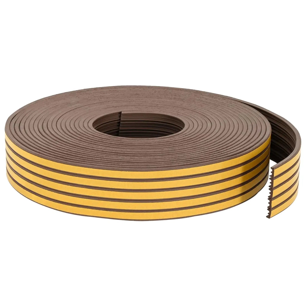 Nastro adesivo per finestre Marrone 15 x 8 mm 25 m Schiuma EPDM 42038103