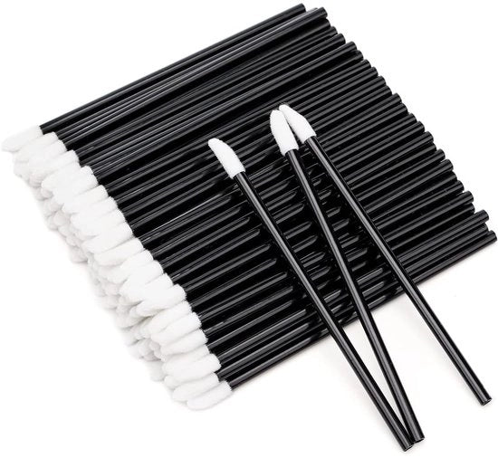 Set di pennelli da labbra da gettare - 150 pezzi per applicazione del trucco - Perfetto per l'igiene - Puro e pratico - Facile da usare - Ideale per