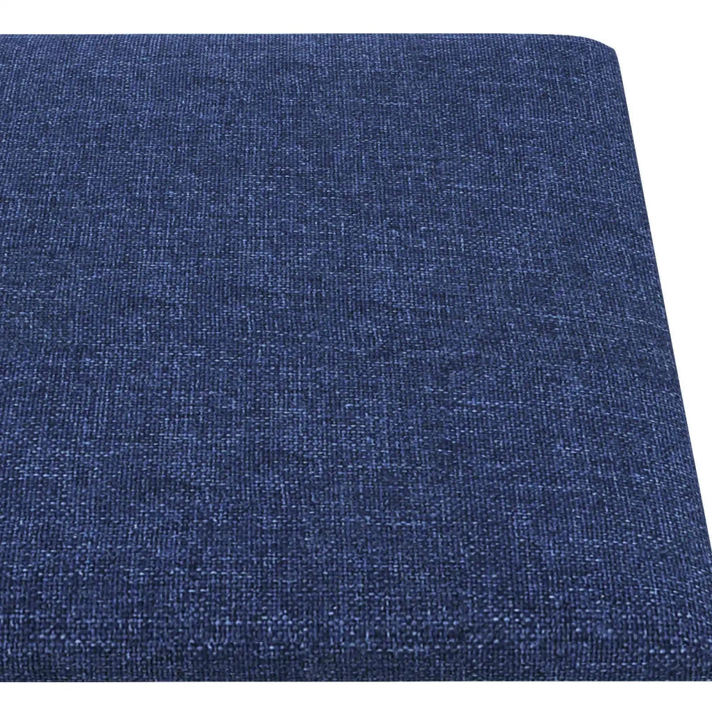 Testiera | Testata da Parete 12 pcs Blu 90 x 15 cm Tessuto