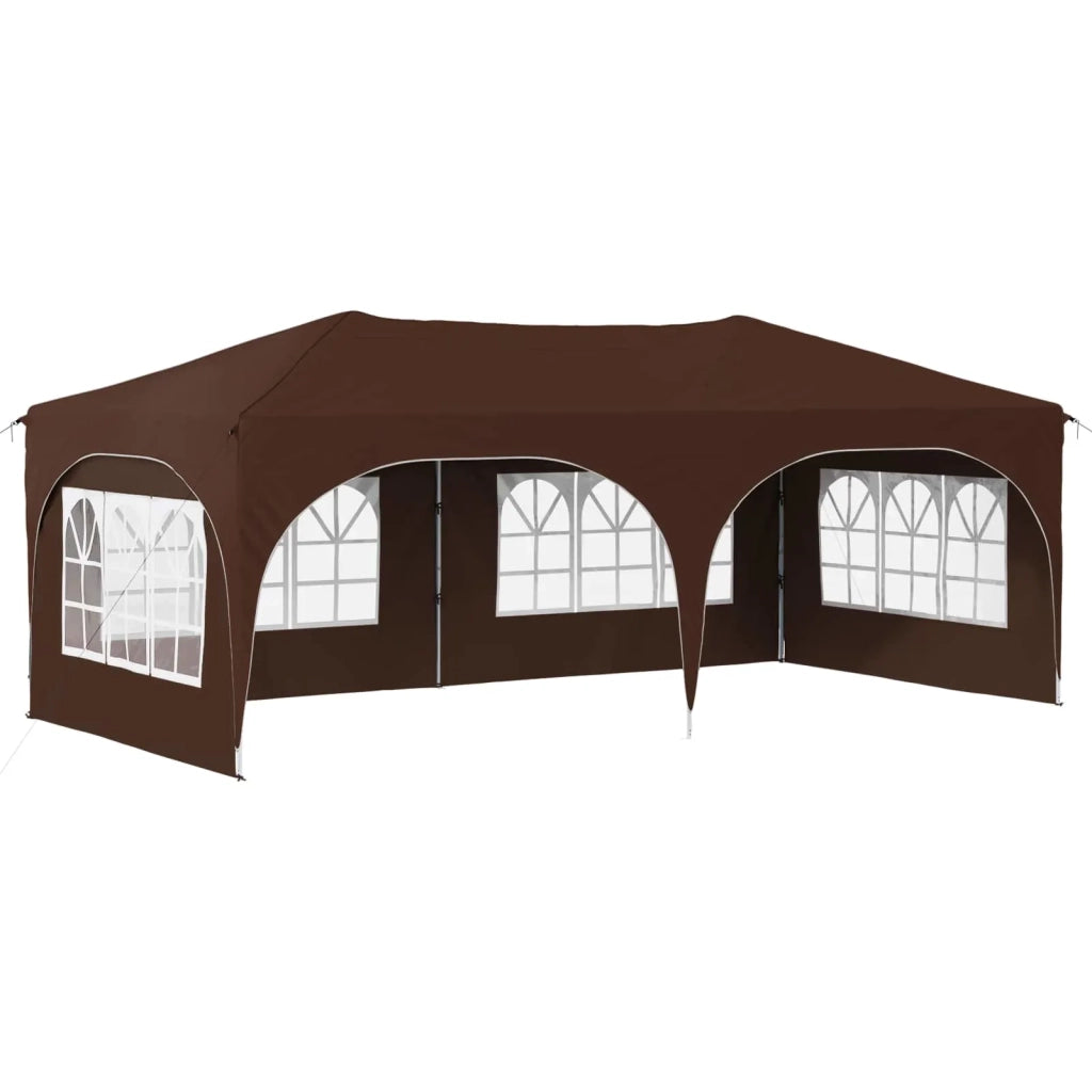 Tenda per feste a pop-up Marrone 575 x 288 x 245 cm 42019896