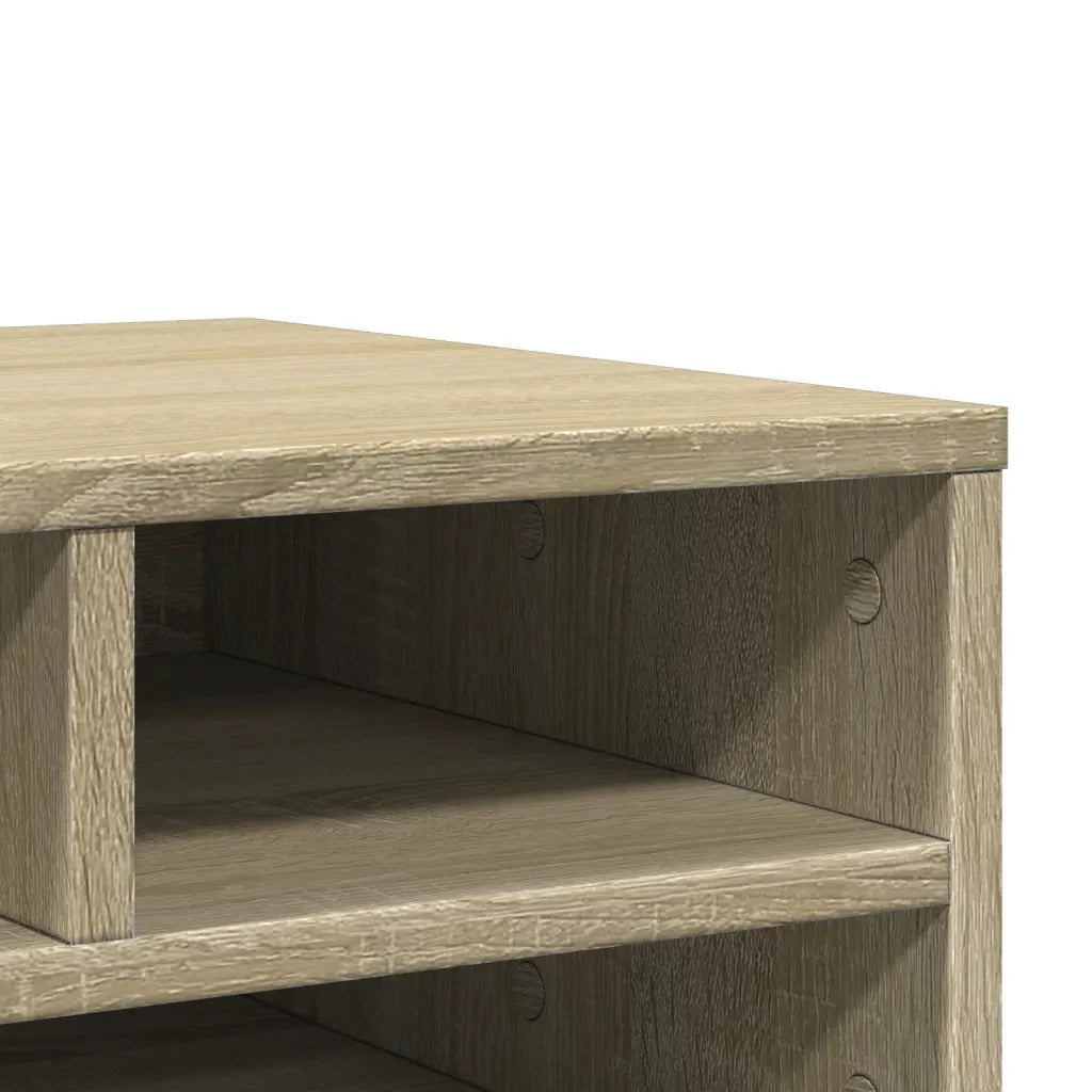 Supporto Stampante Rovere Sonoma 49x40x22,5cm Legno Multistrato 840592