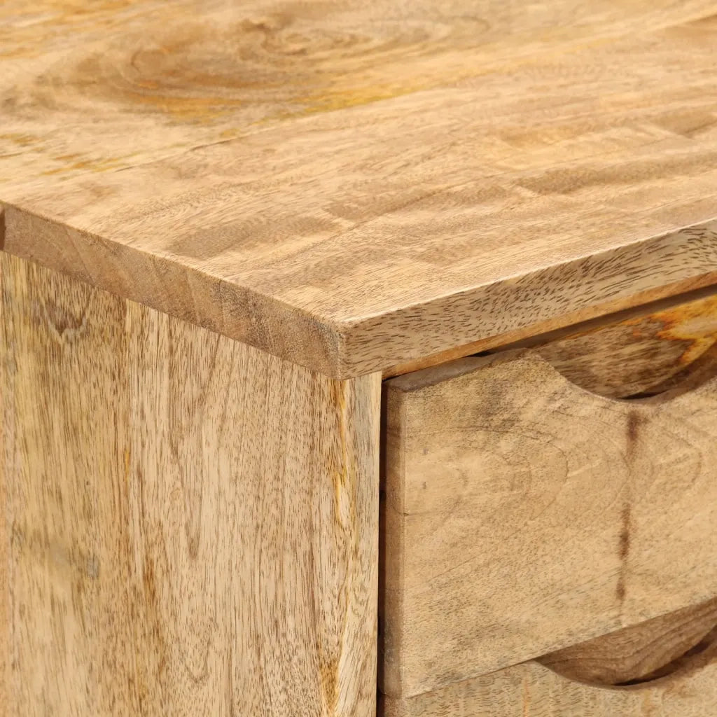 Scrivania con Cassetti 110x47x76 cm in Legno Massello di Mango