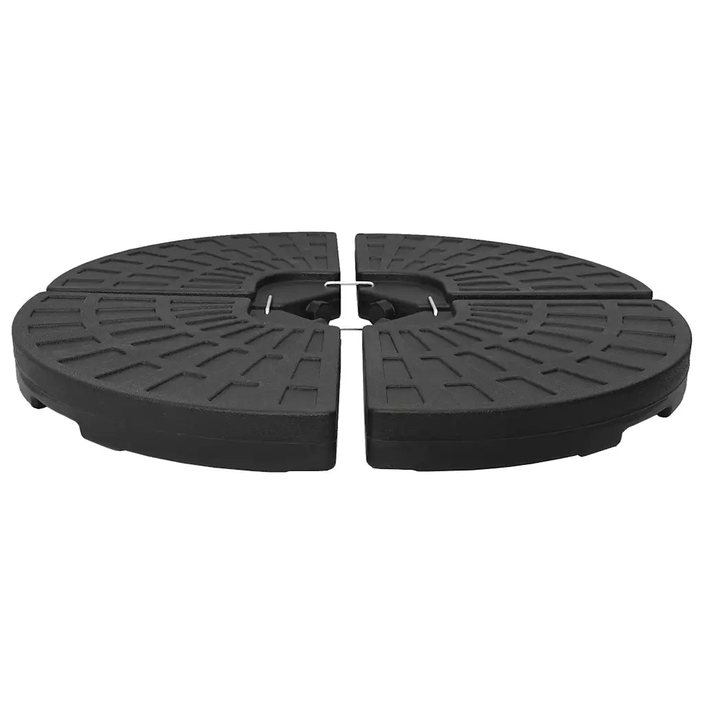 Base per Ombrellone a Forma di Ventaglio 4 pz Nero CFW6891548
