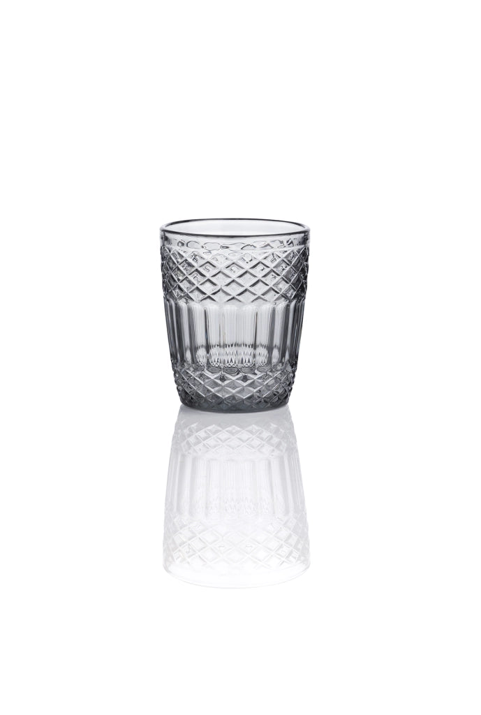 Bicchieri PRAGA 27 cl, confezione 6 pezzi - colore grigio