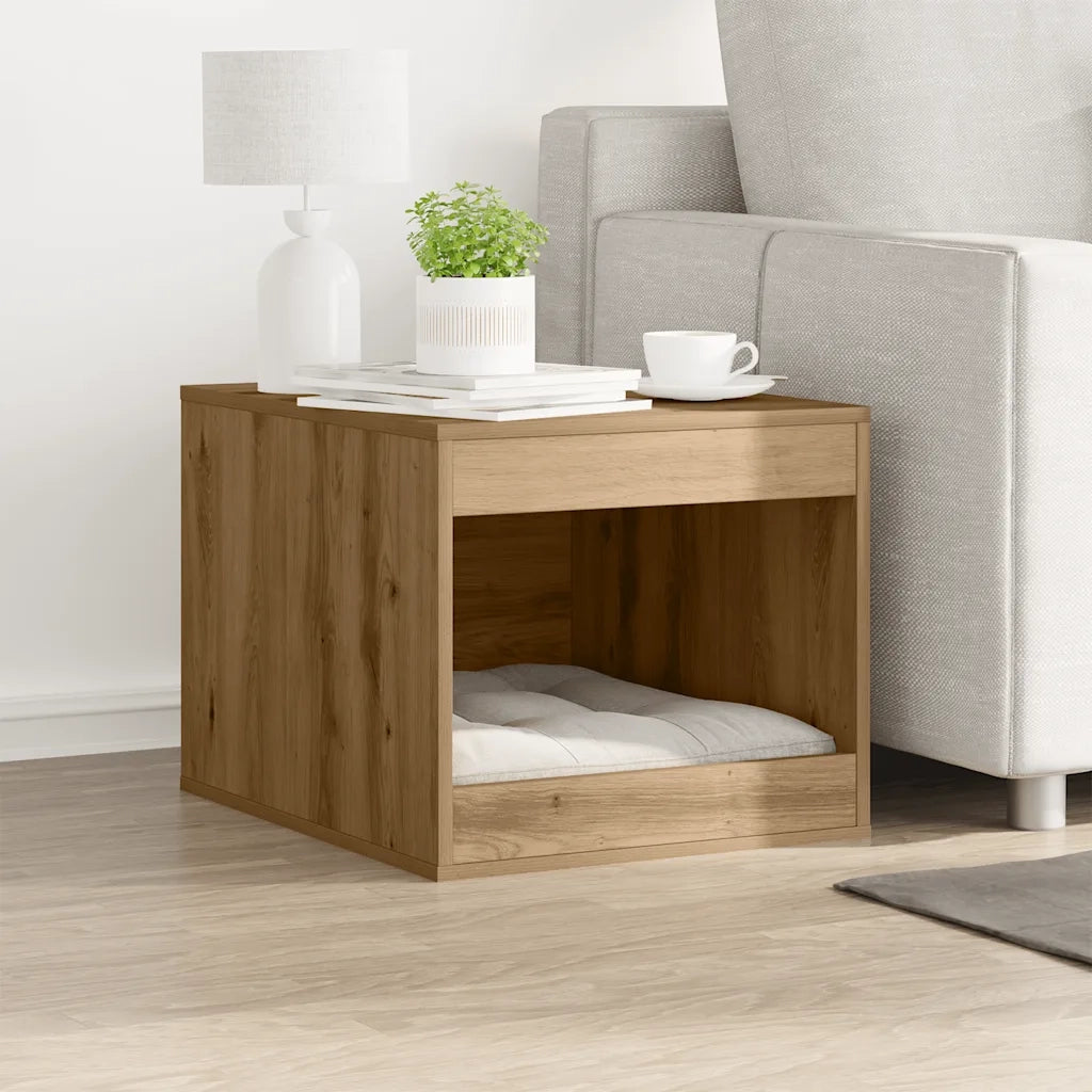 Recinto Lettiera Rovere Artigianale 47x59x42 cm in Truciolato 857768