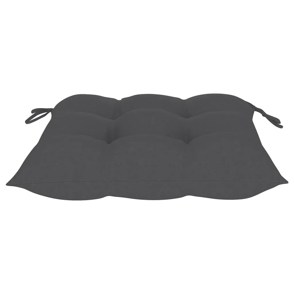 Sedie da Giardino Pieghevoli con Cuscini 4 pz Massello di Teak cod mxl 72161