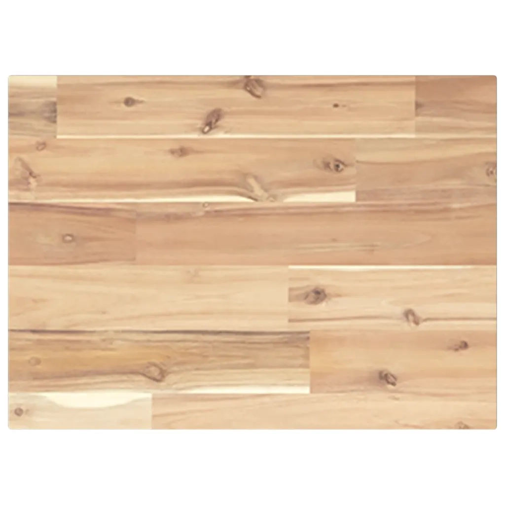 Piano per Tavolo 40x30x2 cm Rettangolare Legno Massello Acacia