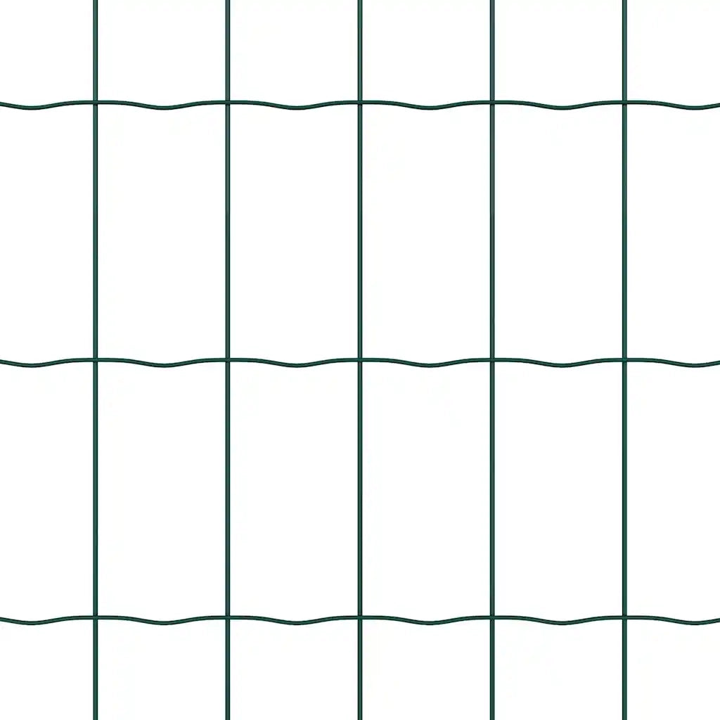Recinzione con Posto Verde 0,6 x 10 m Acciaio e PVC 3350553