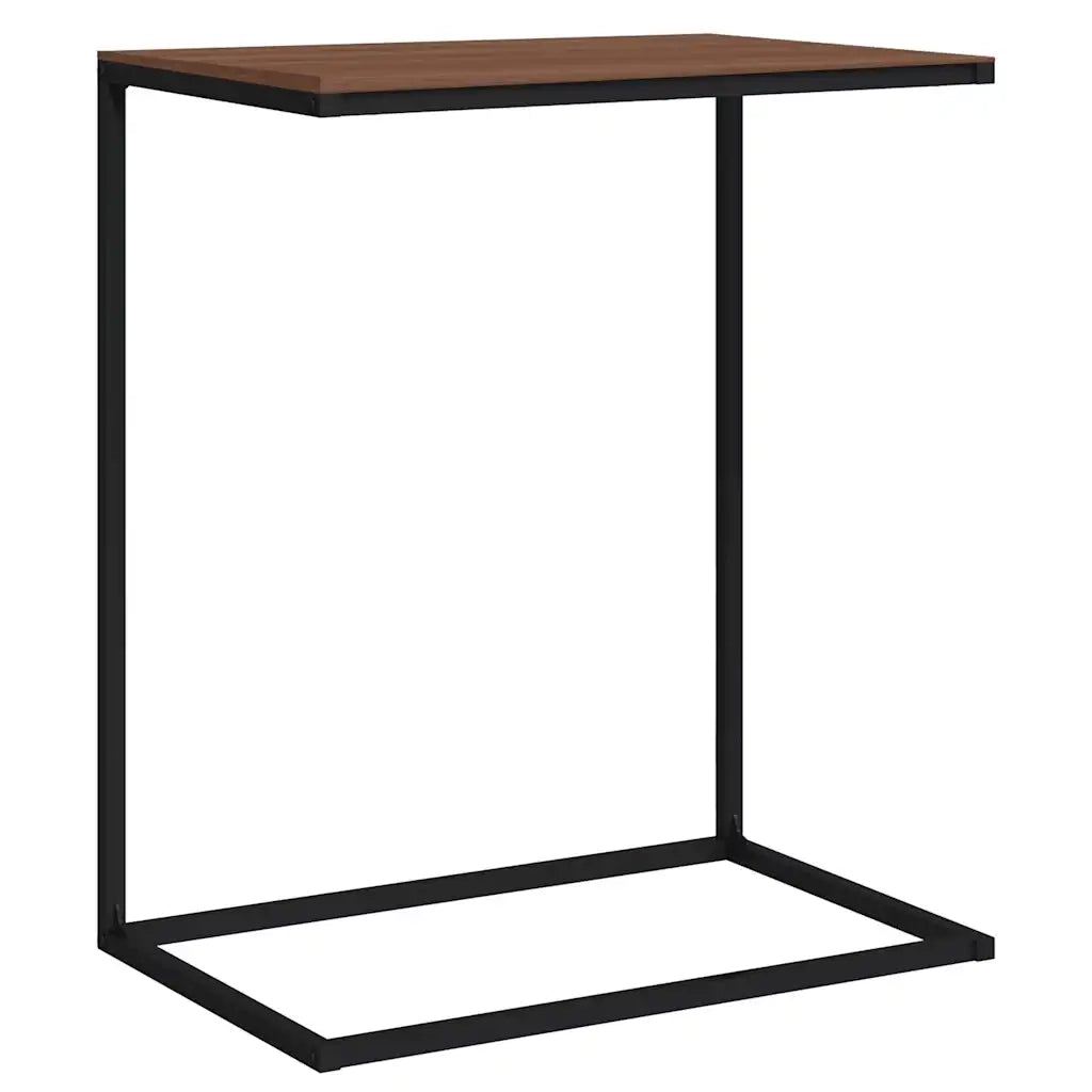 Tavolino da Salotto Nero 55x35x66 cm in Legno Multistrato cod mxl 62766
