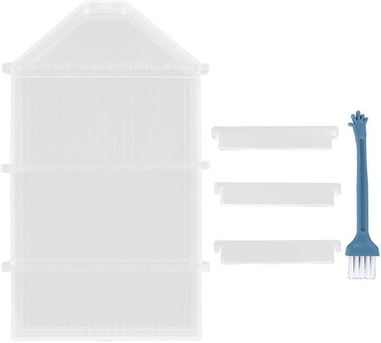 Organizzatore per Collane - Grande Scatola di Plastica Transparente - Accessori per Quadri a Diamanti - Adatto per Diametri da 0,5 a 12 mm