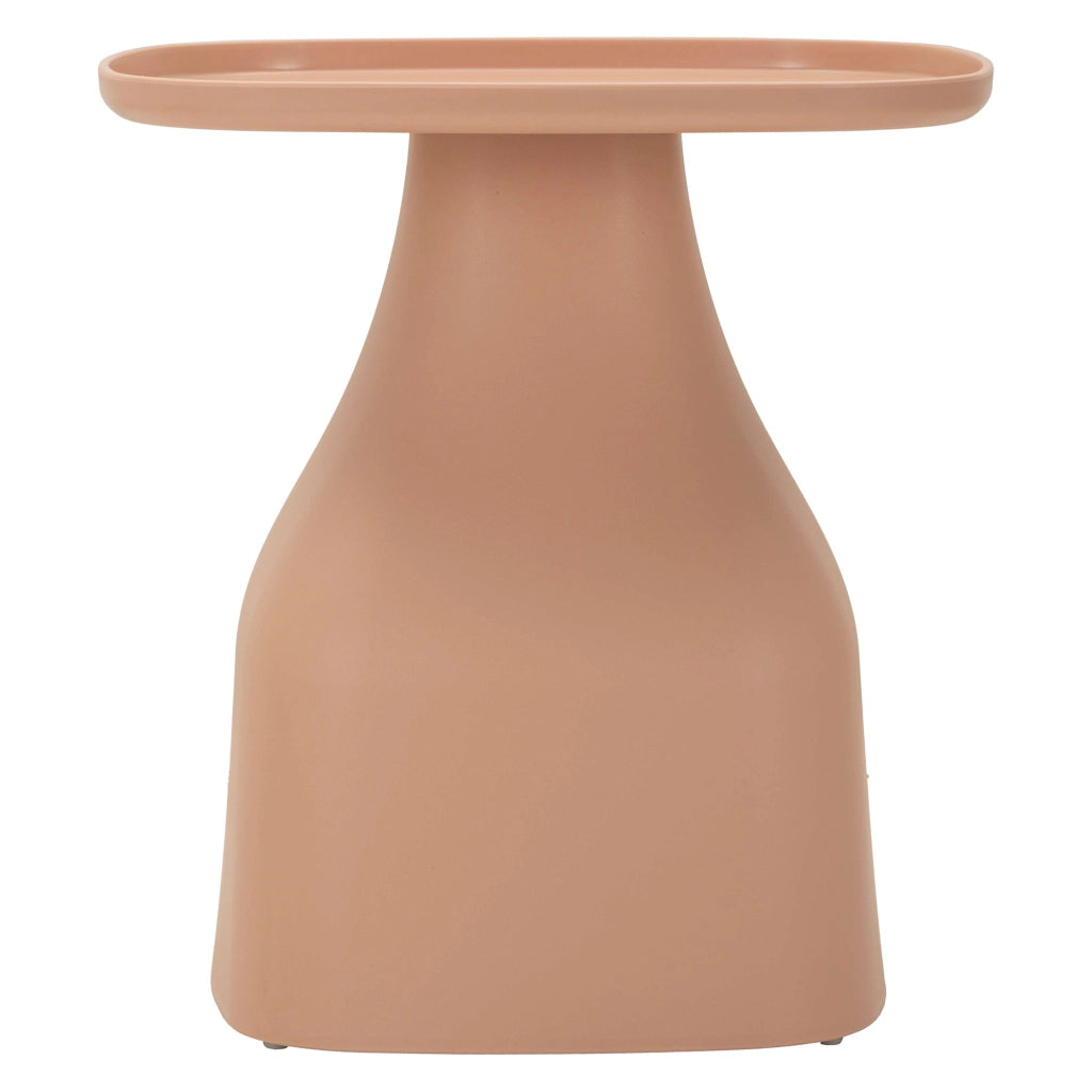 Matata, Tavolino da Salotto Adatto per Indoor/outdoor Angoli Arrotondati, 48x48x50h cm Rosa