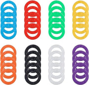 Set di 40 chiavi a forma di dado, colorate, flessibili e facili da identificare, per coperture di porte e pannelli di chiusura.