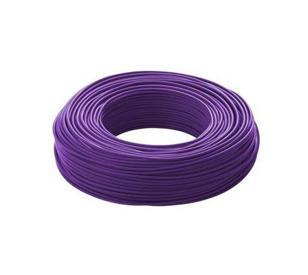 CAVO ELAN MINI HD MCX 75 OHM VIOLA MATASSA 100MT COASSIALE VIDEO TVCC 083591