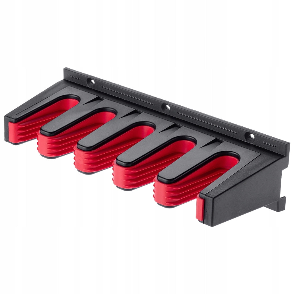 Portautensili da parete KADAX per scope e rastrelli, ideale per garage e officine, 31 cm.