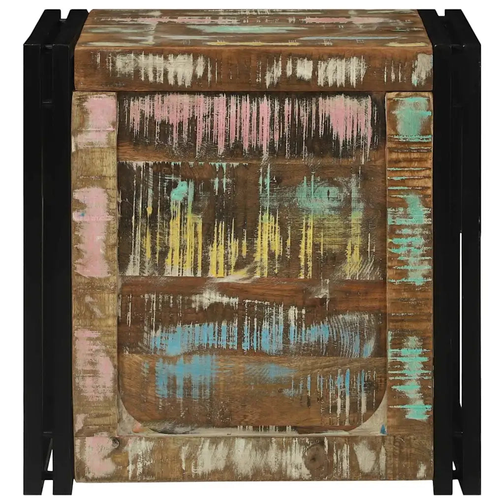 Scatola di Stoccaggio 50 x 50 x 50 cm Legno Recuperato Massello 4016743