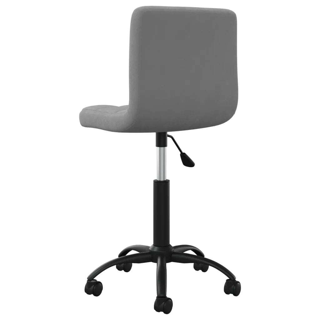 Sedia da Pranzo Girevole Grigio Scuro in Velluto cod mxl 23860