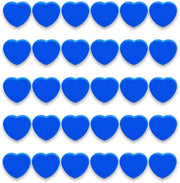 Magnetici per lavagne, 30 pezzi Magnetici forti per frigorifero Magnetici per frigorifero Magnetici minimagnetici Magnetici piccoli Magnetici forti per lavagna Magnetici per lavagna scolastica Lavagna a punta (cuore, blu)