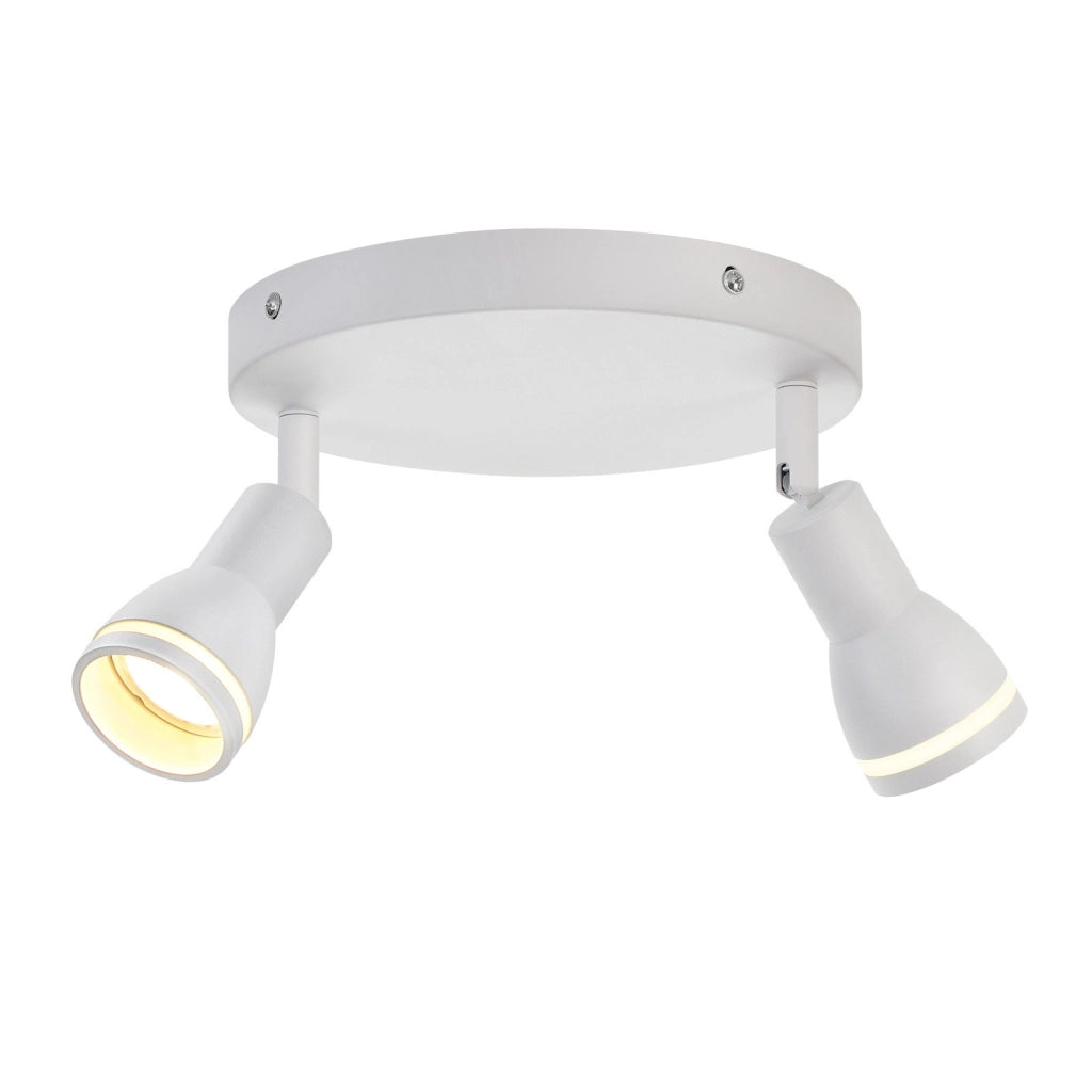 ZMH Faretto da soffitto 2 fiamme metallo GU10 per cucina ufficio soggiorno