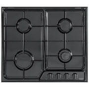 De’Longhi YNF 46 ASV piano cottura Nero Da incasso Gas 4 Fornello(i)