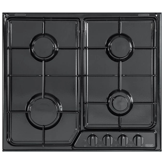 De’Longhi YNF 46 ASV piano cottura Nero Da incasso Gas 4 Fornello(i)