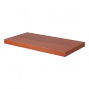 MENSOLA RETTANGOLARE 80x20 mm - spess. 1,8 mm - Colore Ciliegio