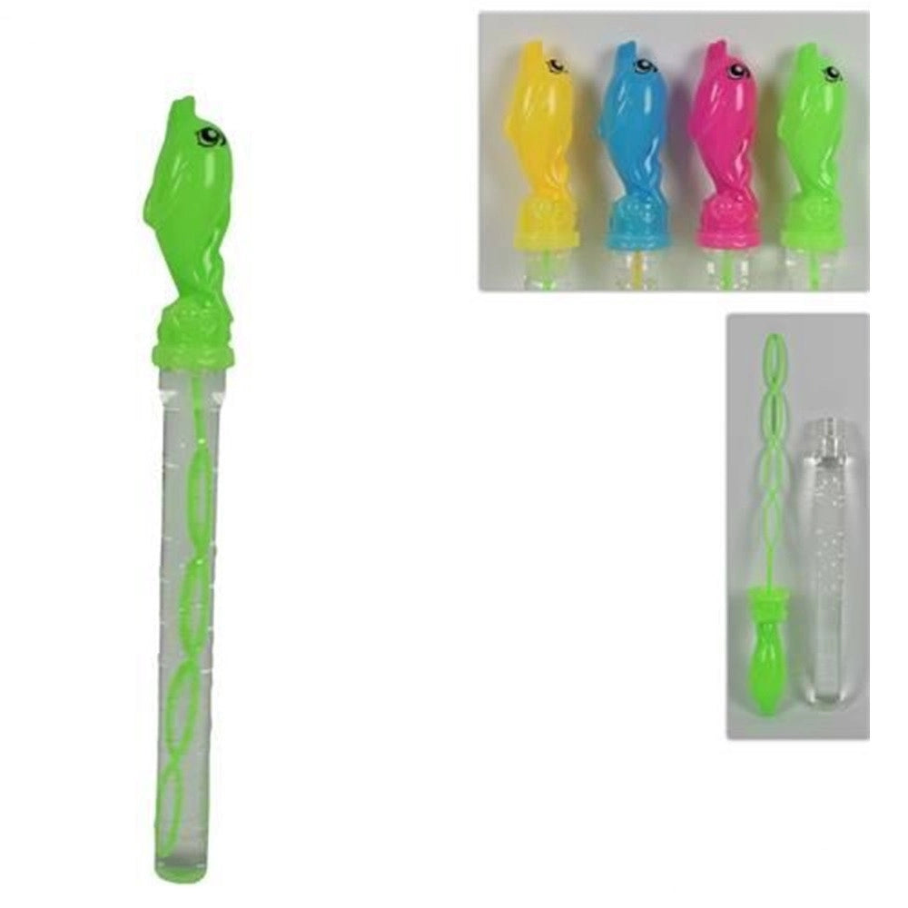 Trade Shop - Set 2 Pz Bolle Di Sapone 105 Ml Spada Delfino Gioco Divertimento Bambini 35 Cm -
