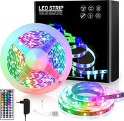 Fascia LED a LED RGB 2 Metri Autoadesiva - Illuminazione a Colori con 44 Tasti Comando a Distanza